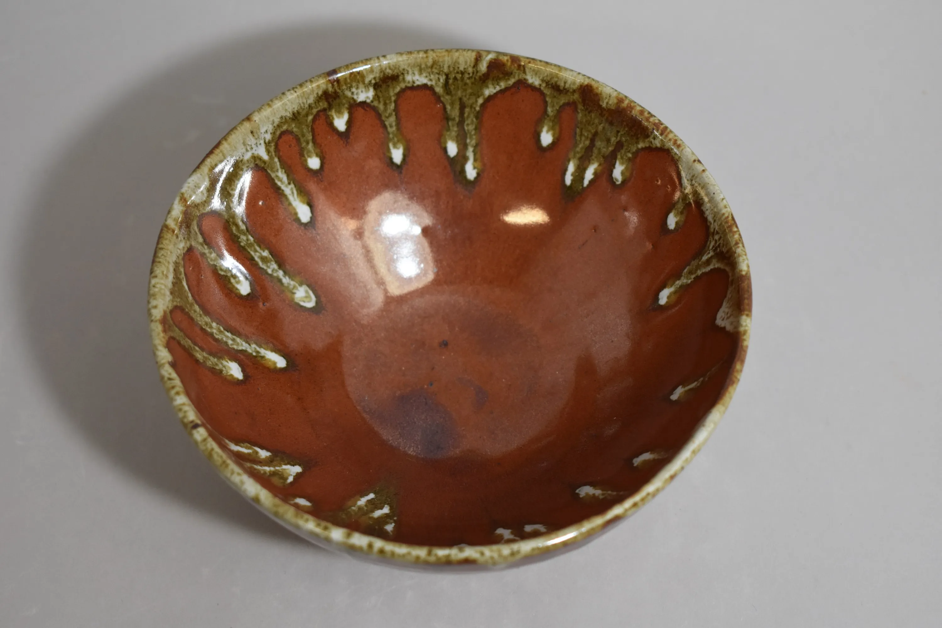 Handmade ceramic vessel with layered glaze — view 9