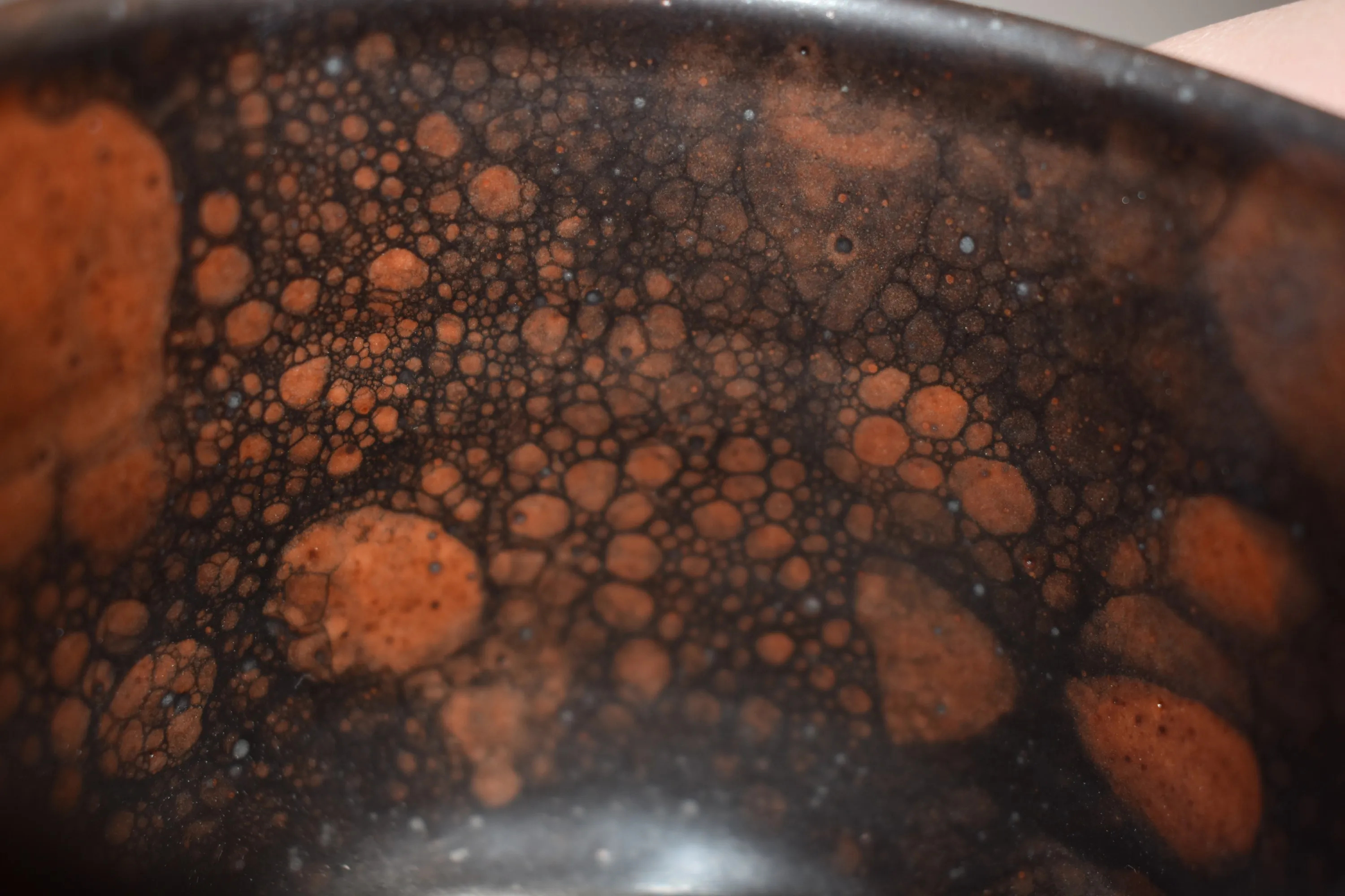 Handmade ceramic vessel with layered glaze — view 16