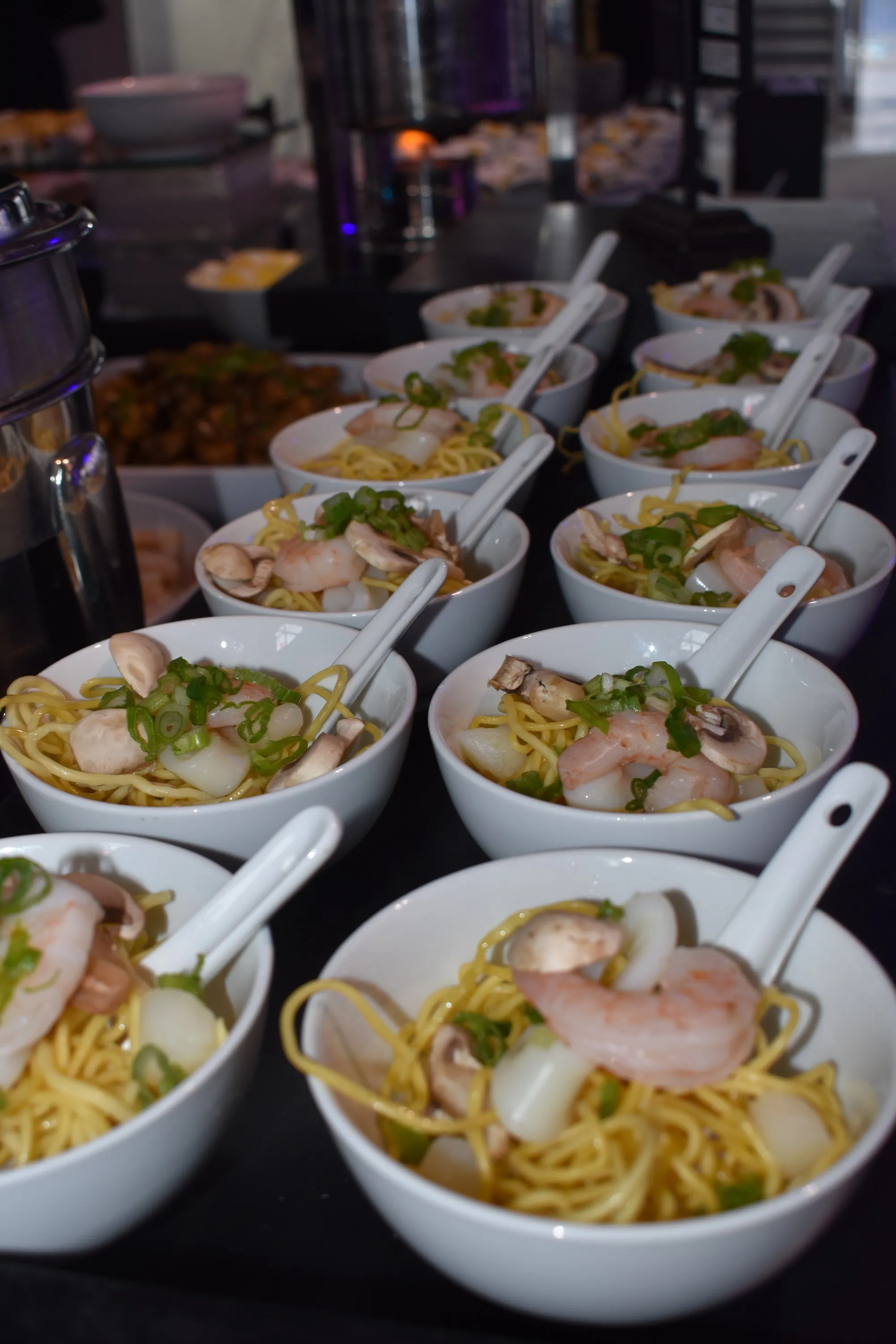 Catered food and event atmosphere photographed by Devyn DeAngelis — image 1