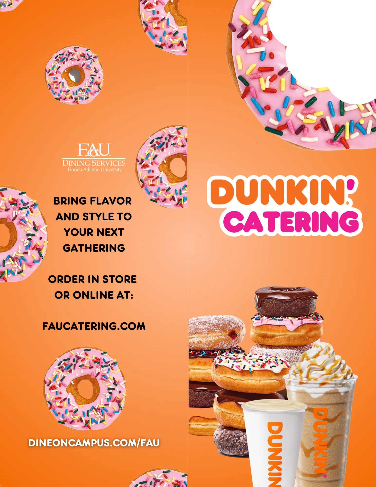 Promotional graphic design for dining, hospitality, or community programs — design 4