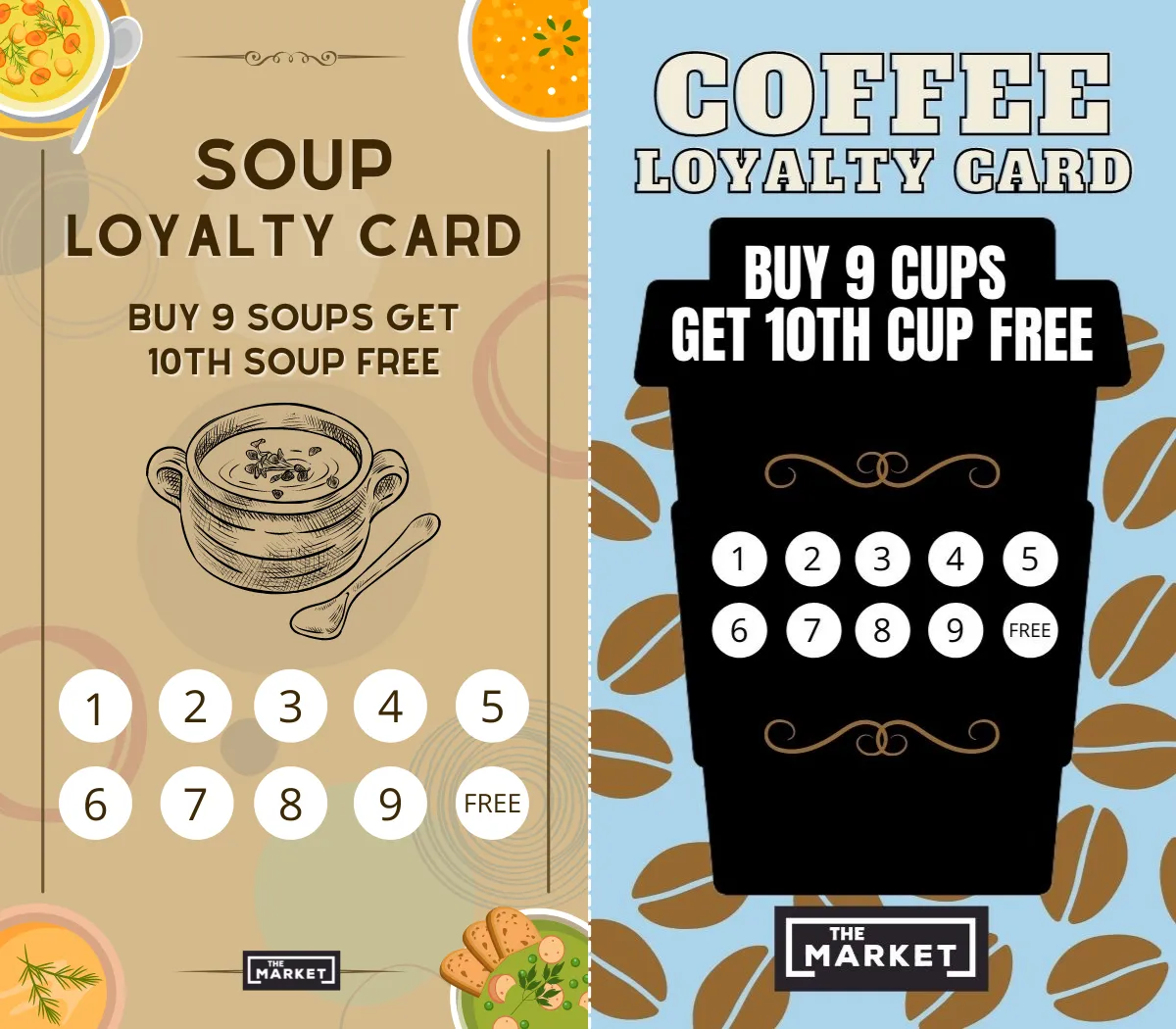 Promotional graphic design for dining, hospitality, or community programs — design 5