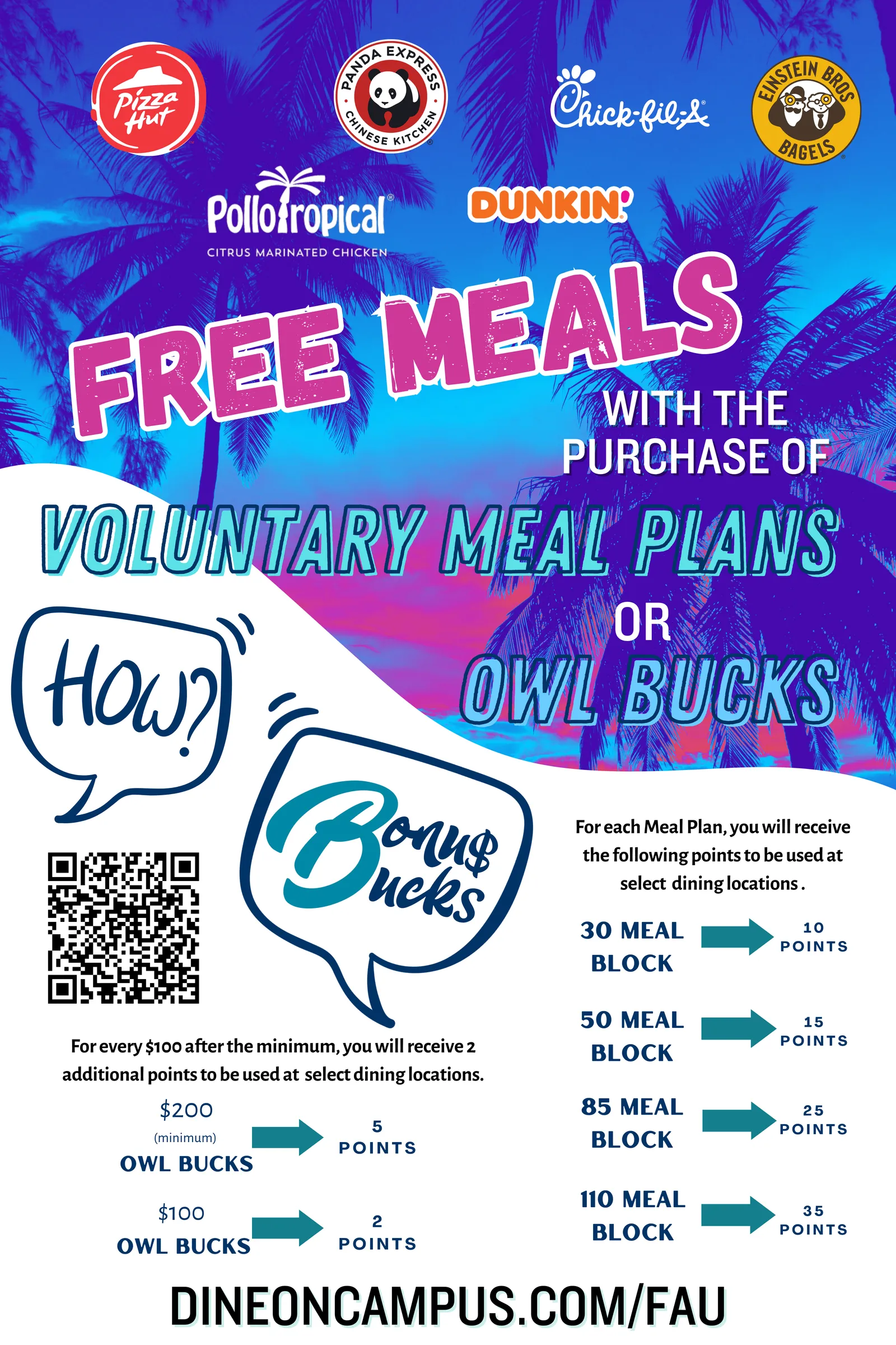 Promotional graphic design for dining, hospitality, or community programs — design 17