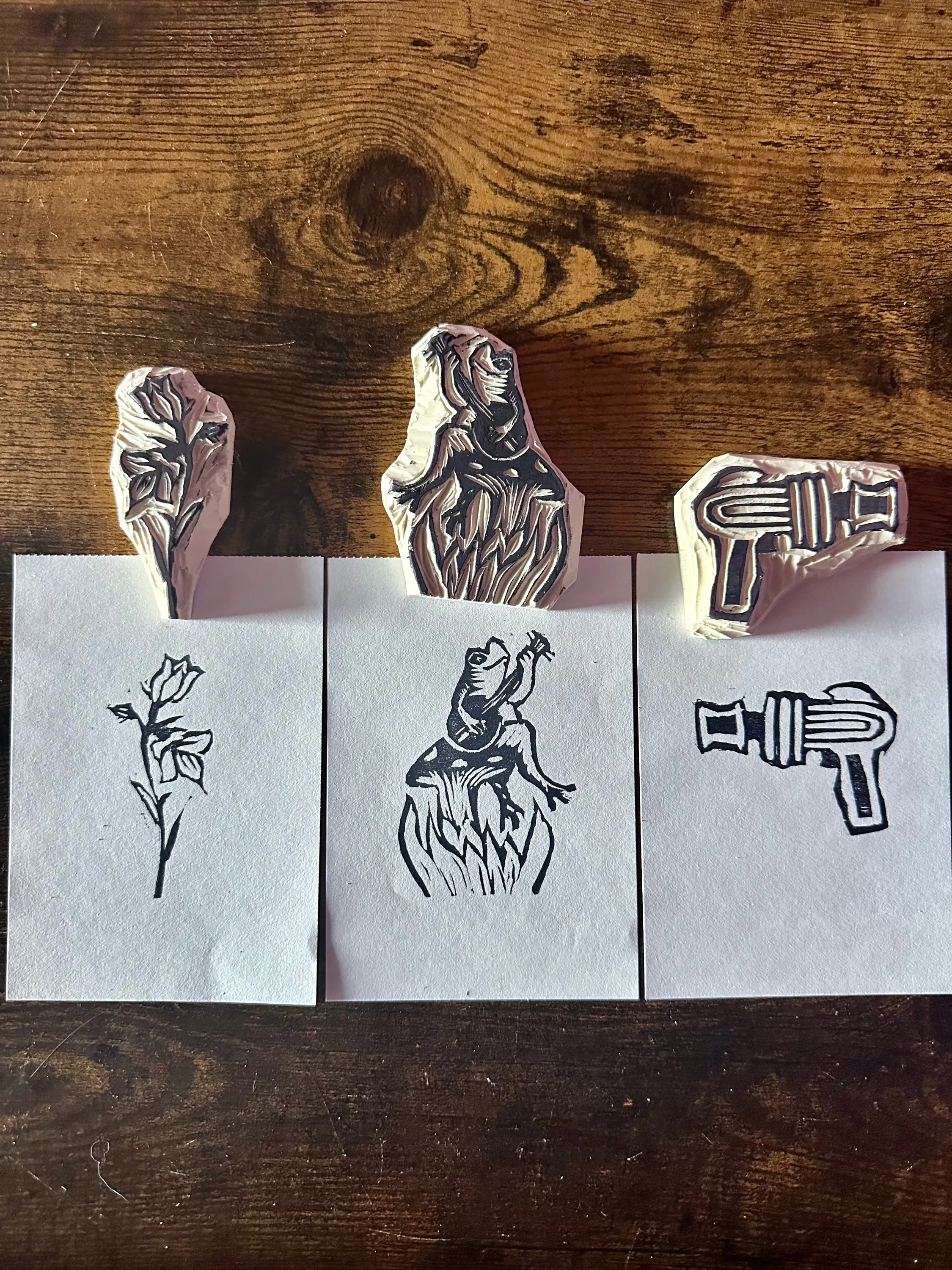 Small illustrated character and object studies